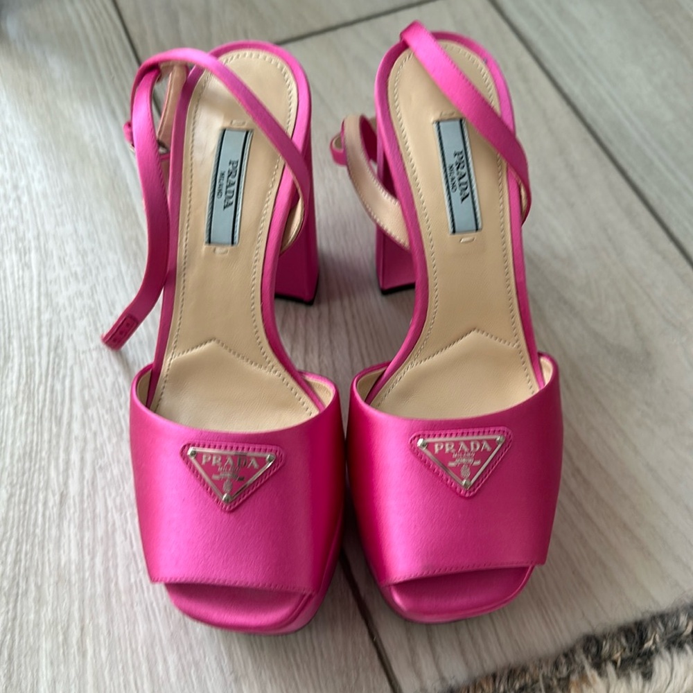 Pink Prada heels